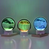 AtmoScape™ Kolorowa lampa LED z klepsydrą Art Frame