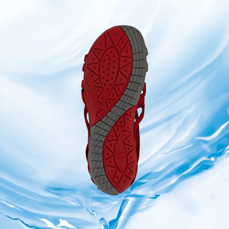 Gladiana™ Oddychające rzymskie sandały z okrągłym noskiem