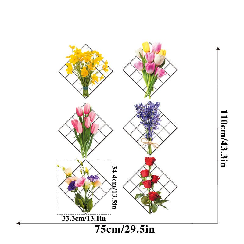 Bloom™ Naklejka na rośliny 3D | Stwórz iluzję prawdziwych roślin