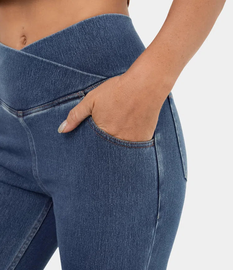 GymJeans™️ Legginsy z elastycznego jeansu