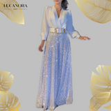 Melania Cocci™️ Elegancki dwuczęściowy komplet odzieży