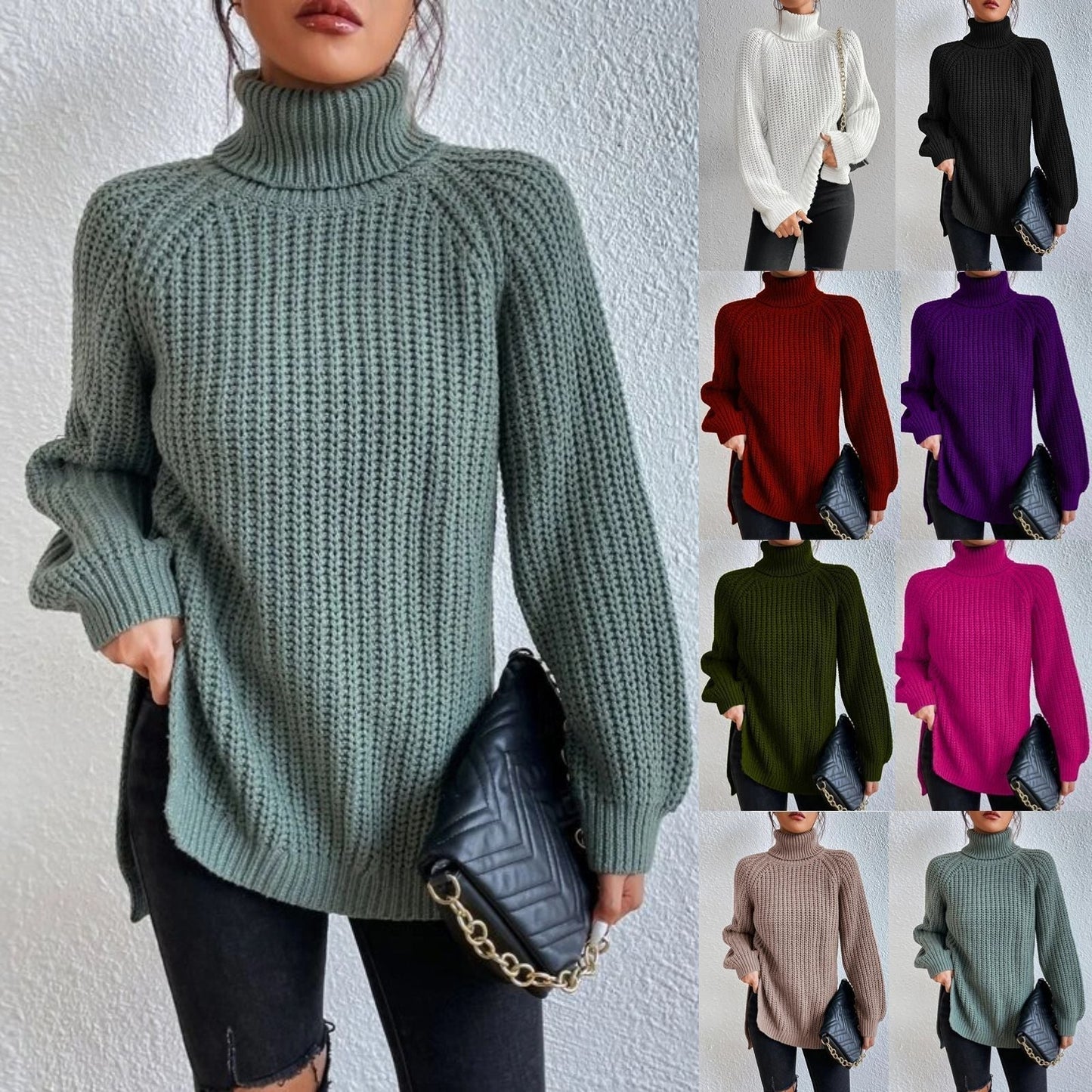 Dalila™ Sweter z golfem