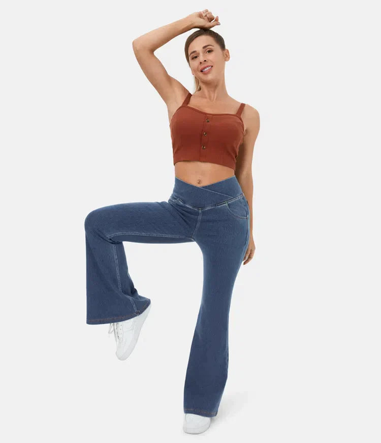 GymJeans™️ Legginsy z elastycznego jeansu