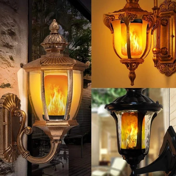 FlameLuxe™ Lampa LED z efektem ognia